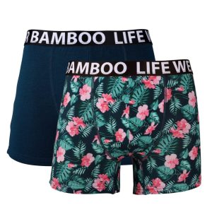 2-pack Boxershorts Bambu, Hibiscus