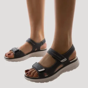 Dam Ortopediska Sandaler Justerbara Remmar