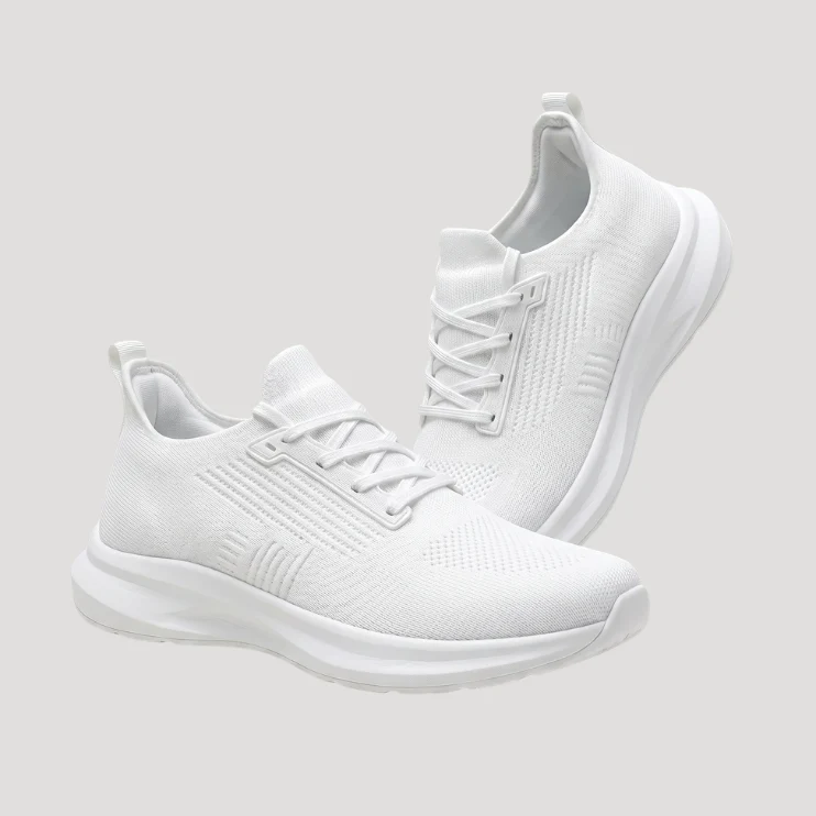 Herr Ortopediska Sneakers Stickad Ovandel Stötdämpande Sula - Bild 3
