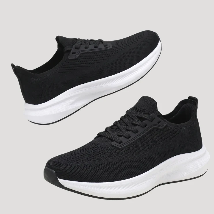 Herr Ortopediska Sneakers Stickad Ovandel Stötdämpande Sula - Bild 5