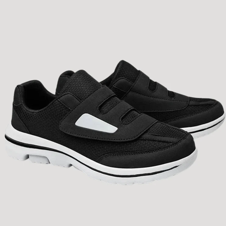 Herr Ortopediska Sneakers Kardborreband Lätt Sula - Bild 3