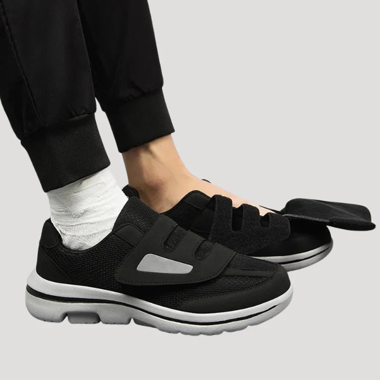 Herr Ortopediska Sneakers Kardborreband Lätt Sula - Bild 6