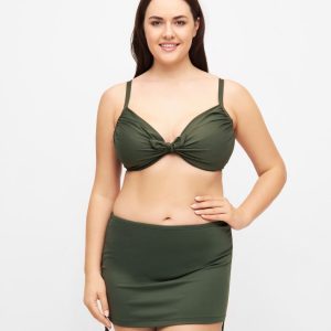 Bikini Skirt With Pantie Inside Avocado