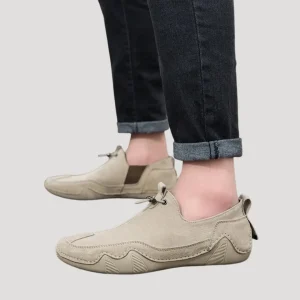 Herr skor slip on utan snörning låg modell bekväm