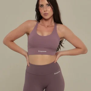 Ellie Open Back Top Purple
