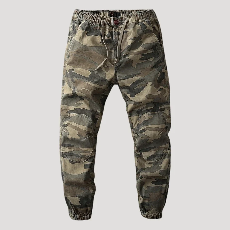 Herr Joggerbyxor Camouflage Elastisk Midja - Bild 4