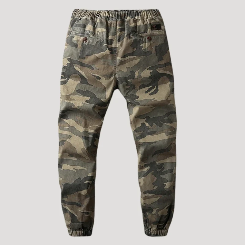 Herr Joggerbyxor Camouflage Elastisk Midja - Bild 5