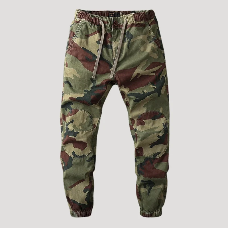 Herr Joggerbyxor Camouflage Elastisk Midja - Bild 3