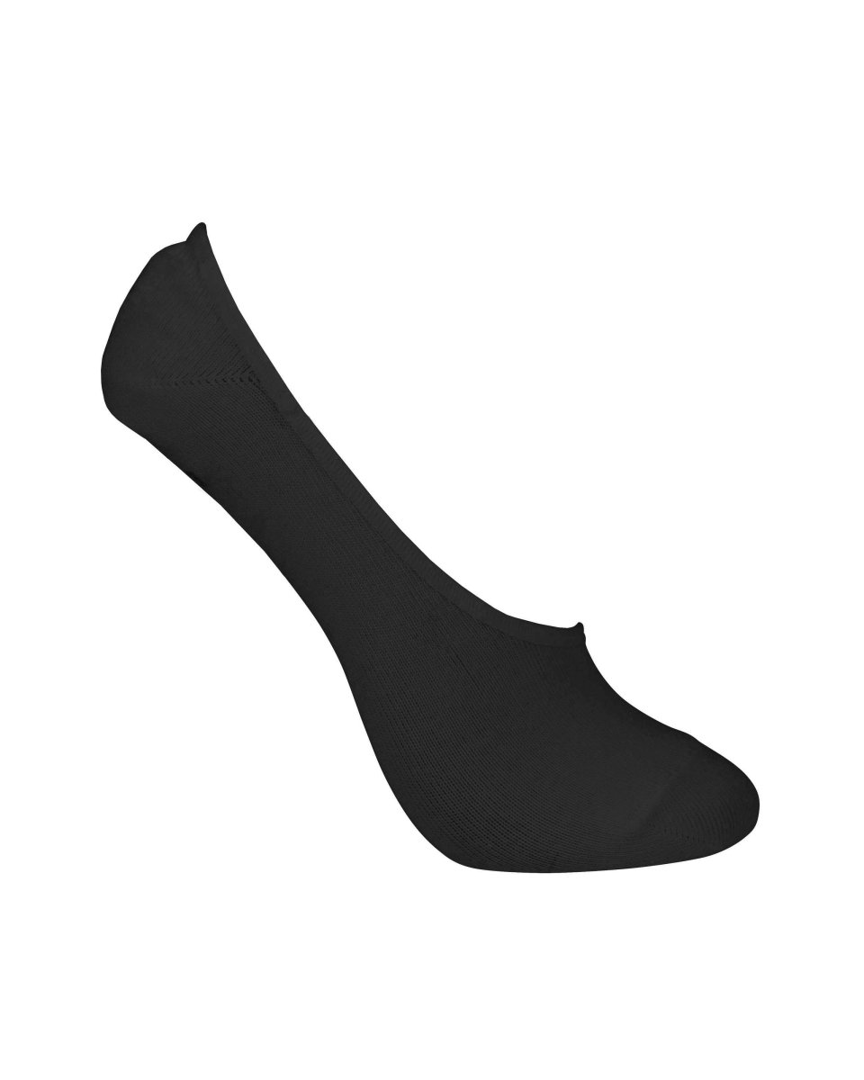 Invisible-socka med silikon i häl Bambu
