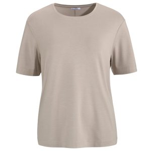 Topp Rund Hals Bambu, Nougat